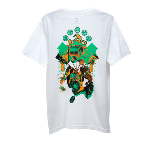 Evisen Replicant Drum T-Shirt White 173720052 Degli Uberti